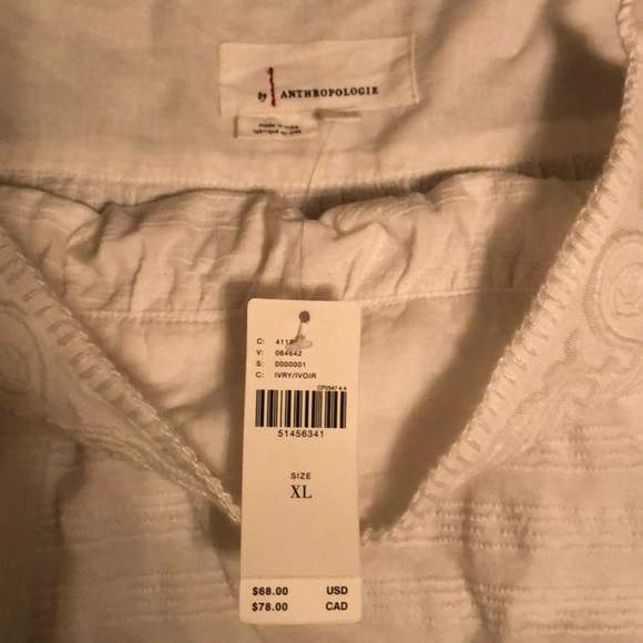 Anthropologie April Tied Top XL NWT - Picture 2 of 4